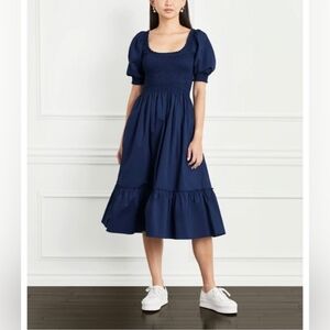 Hill House Home Navy Cotton Louisa Nap Dress